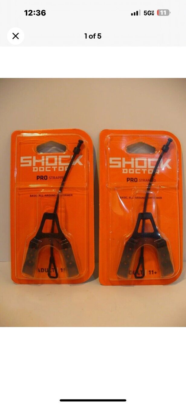 SHOCK DOCTOR 2 - Pro Strapped Mouthguard X2